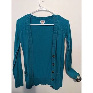 Teal Mossimo XS Cardigan